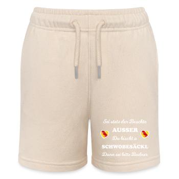 Die Heimat im Badnerland - Stanley/Stella Teenager Bio-Joggingshorts MINI BOLTER - Natur - Vorne