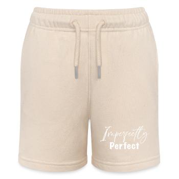 Imperfectly Perfect - Stanley/Stella MINI BOLTER Organic Teen Jogging Shorts - soft Ecru - Front