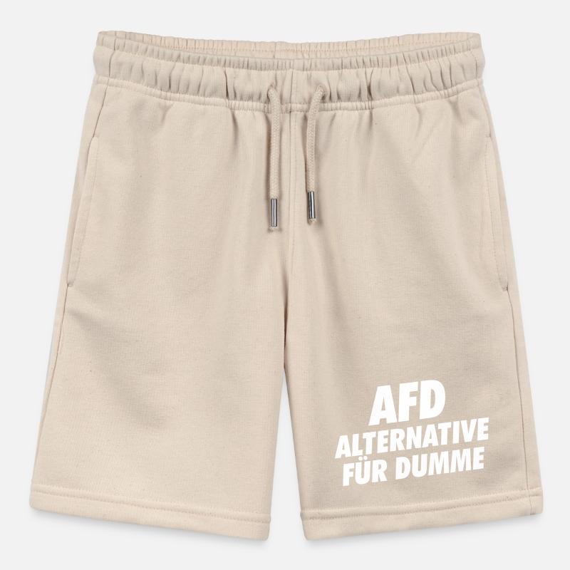 AFD Alternative for Stupid Signs Set Stanley/Stella MINI BOLTER Organic Teen Jogging Shorts