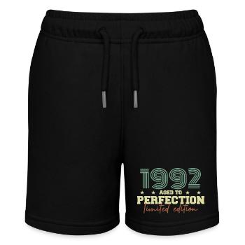 1992 - Stanley/Stella Teenager Bio-Joggingshorts MINI BOLTER - Schwarz - Vorne