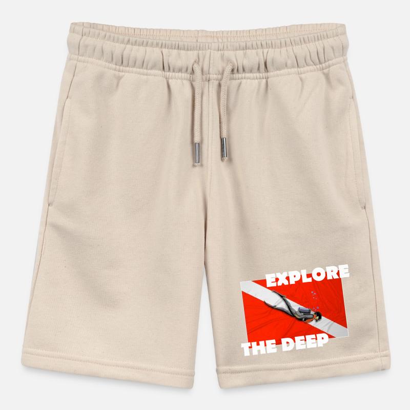 EXPLORE THE DEEP Stanley/Stella MINI BOLTER Organic Teen Jogging Shorts
