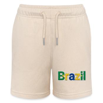 Brazil - Stanley/Stella MINI BOLTER Organic Teen Jogging Shorts - soft Ecru - Front