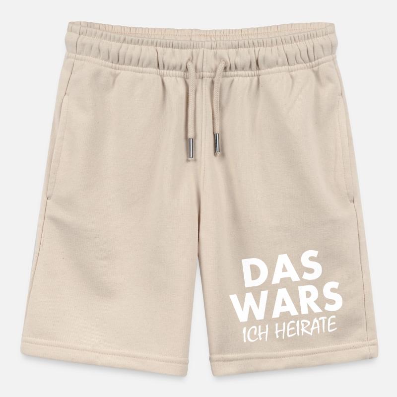 Das wars ich heirate Stanley/Stella Teenager Bio-Joggingshorts MINI BOLTER