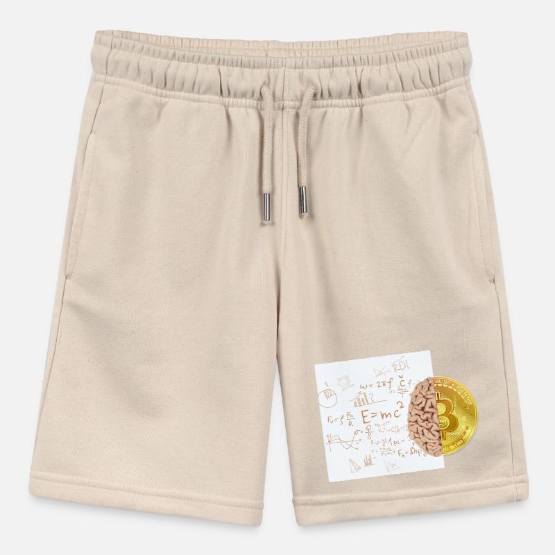 Krypto Gehirn 2 Bitcoin BTC ETH Stanley/Stella Teenager Bio-Joggingshorts MINI BOLTER