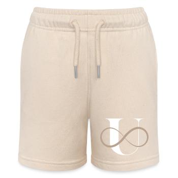 Infinite Letter u - Stanley/Stella MINI BOLTER Organic Teen Jogging Shorts - soft Ecru - Front