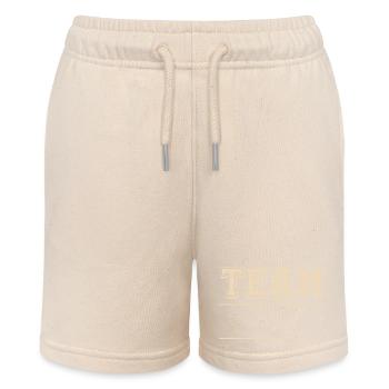 Team - Stanley/Stella MINI BOLTER Organic Teen Jogging Shorts - soft Ecru - Front