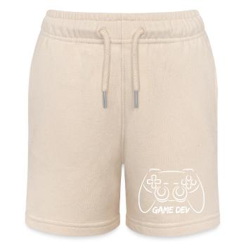 Game Developer - Stanley/Stella MINI BOLTER Organic Teen Jogging Shorts - soft Ecru - Front