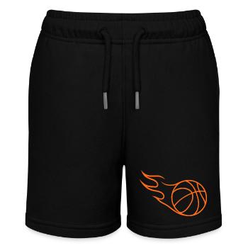 Basketball Basketball Player Gift Idea Baller Bball - Stanley/Stella MINI BOLTER Organic Teen Jogging Shorts - black - Front