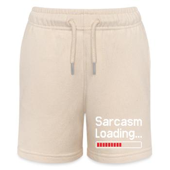 Sarkasmus Ladestatus - Stanley/Stella Teenager Bio-Joggingshorts MINI BOLTER - Natur - Vorne