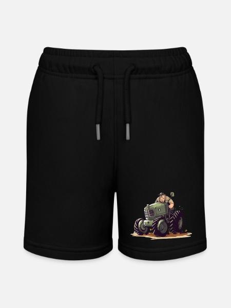 Denis der wütende Bauer - Stanley/Stella Teenager Bio-Joggingshorts MINI BOLTER - Schwarz