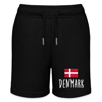 Denmark Flag - Denmark Flag - Copenhagen - Stanley/Stella MINI BOLTER Organic Teen Jogging Shorts - black - Front