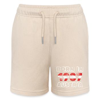 Austria 1987 - Stanley/Stella Teenager Bio-Joggingshorts MINI BOLTER - Natur - Vorne