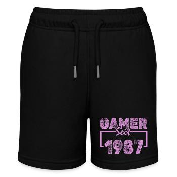 Tippen 1987 - Stanley/Stella Teenager Bio-Joggingshorts MINI BOLTER - Schwarz - Vorne