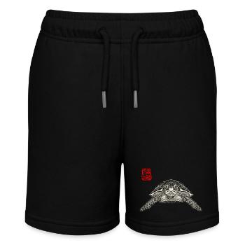 Turtle Asian - Stanley/Stella MINI BOLTER Organic Teen Jogging Shorts - black - Front