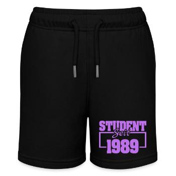 Student 1989 - Stanley/Stella Teenager Bio-Joggingshorts MINI BOLTER - Schwarz - Vorne