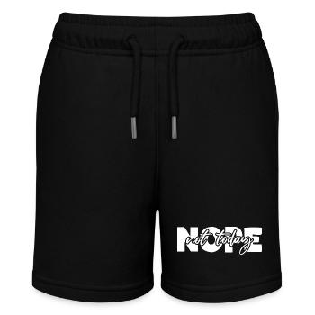 Nope Not Today - Stanley/Stella Teenager Bio-Joggingshorts MINI BOLTER - Schwarz - Vorne