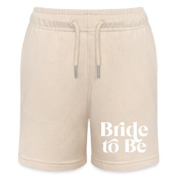 Bride To Be Celebration Style Prep - Stanley/Stella MINI BOLTER Organic Teen Jogging Shorts - soft Ecru - Front