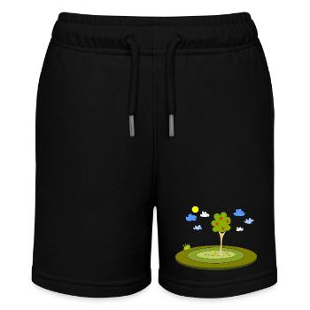 Pièce de nature - Short bio MINI BOLTER Stanley/Stella Ado - noir - Devant