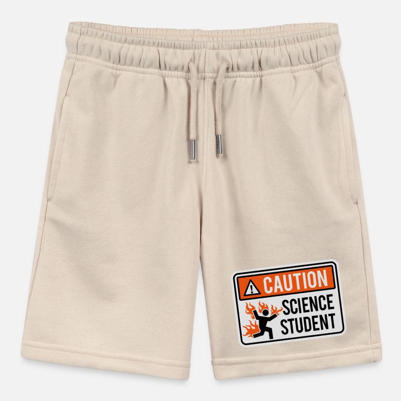 Caution science student - physics / chemistry Stanley/Stella MINI BOLTER Organic Teen Jogging Shorts