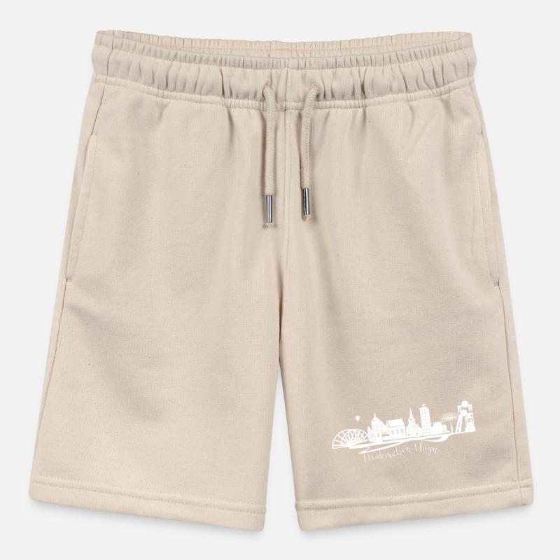 Neukirchen Vluyn Skyline Silhouette Stanley/Stella MINI BOLTER Organic Teen Jogging Shorts