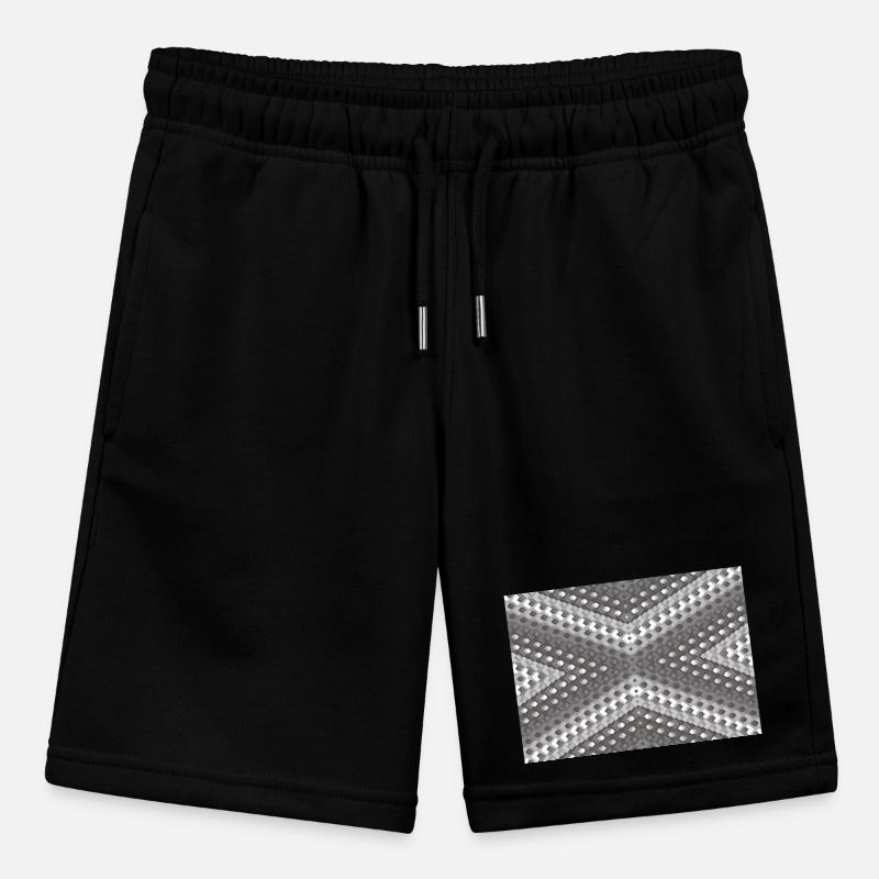 Gray gradient rotated Stanley/Stella MINI BOLTER Organic Teen Jogging Shorts