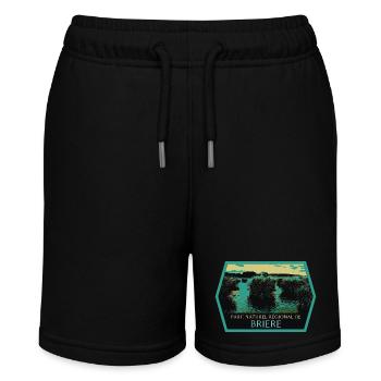 Marais Parc naturel de Brière: Authentic Nature - Stanley/Stella MINI BOLTER Organic Teen Jogging Shorts - black - Front