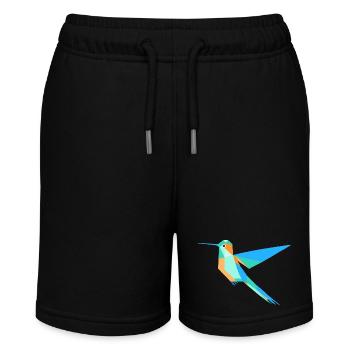 Style géométrique de prisme de colibri - Short bio MINI BOLTER Stanley/Stella Ado - noir - Devant