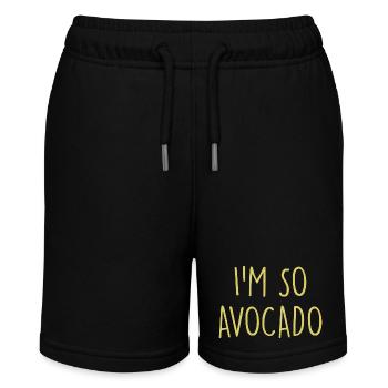 Avocado - Stanley/Stella MINI BOLTER Organic Teen Jogging Shorts - black - Front