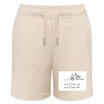 normaler_Mittwoch - Stanley/Stella MINI BOLTER Organic Teen Jogging Shorts - soft Ecru - Front
