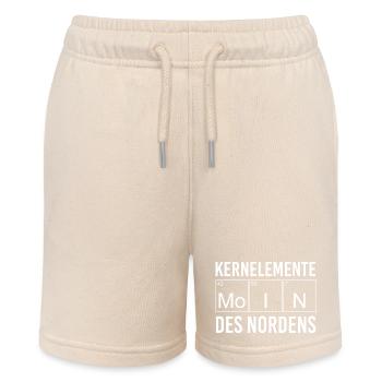 Kernelemente des Nordens Norddeutsch - Stanley/Stella Teenager Bio-Joggingshorts MINI BOLTER - Natur - Vorne