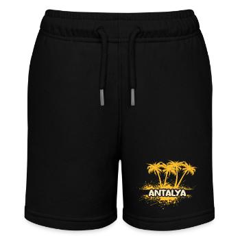 Antalya as a party - Stanley/Stella MINI BOLTER Organic Teen Jogging Shorts - black - Front