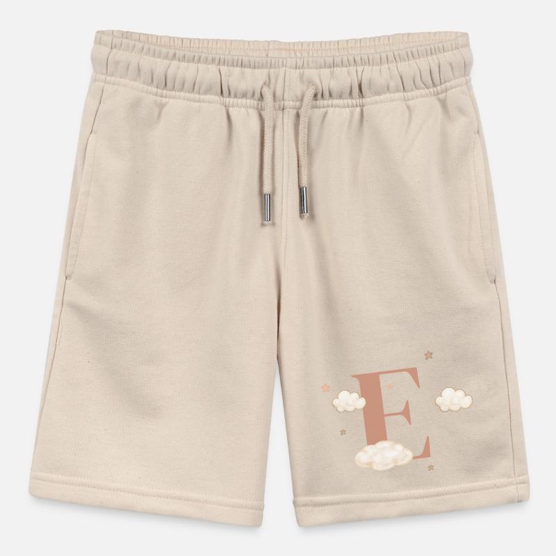 Buchstabe e bewölkt Sterne Stanley/Stella Teenager Bio-Joggingshorts MINI BOLTER