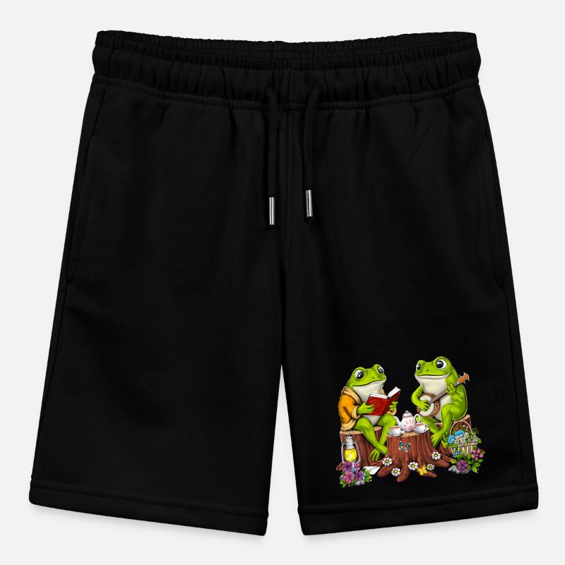Cottagecore Frogs Stanley/Stella MINI BOLTER Organic Teen Jogging Shorts