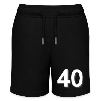40 lumineux, célébrez - Short bio MINI BOLTER Stanley/Stella Ado - noir - Devant