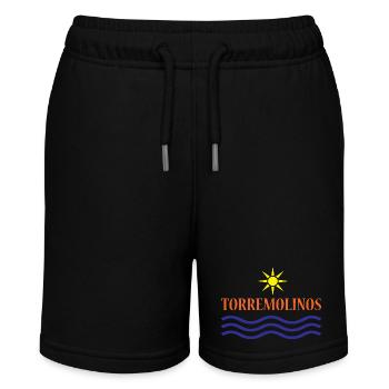 TORREMOLINOS Sun Waves - Stanley/Stella MINI BOLTER Organic Teen Jogging Shorts - black - Front