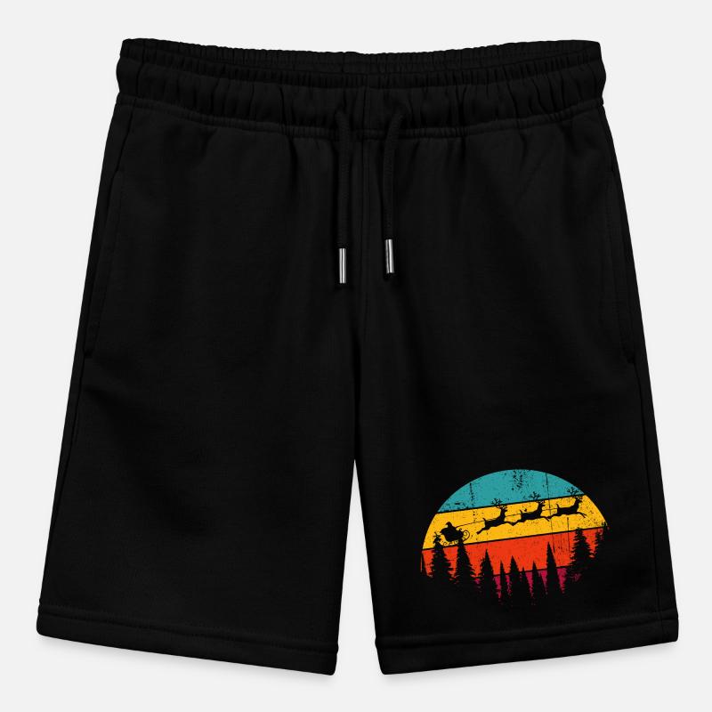 Sunset Wolves Over Pines Stanley/Stella MINI BOLTER Organic Teen Jogging Shorts