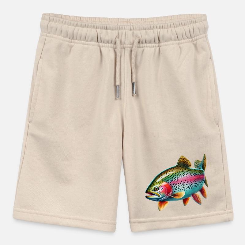 Rainbow trout Stanley/Stella MINI BOLTER Organic Teen Jogging Shorts