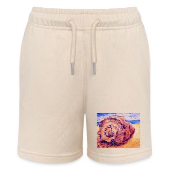 Muschel - Stanley/Stella Teenager Bio-Joggingshorts MINI BOLTER - Natur - Vorne