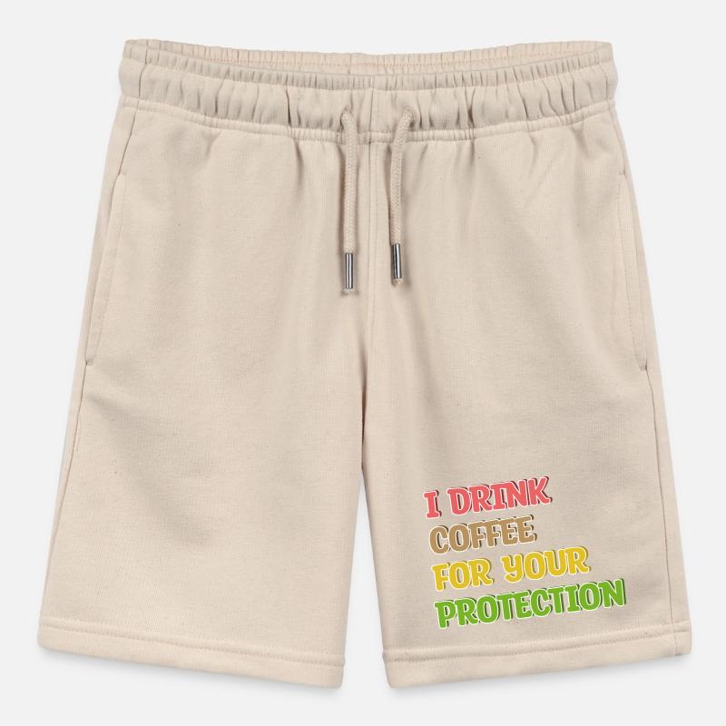 Coffee Drinking Statement Coffee Drinker Humorous Stanley/Stella MINI BOLTER Organic Teen Jogging Shorts