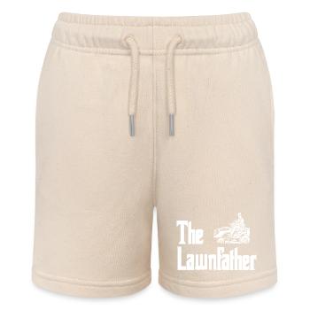 Lawnmower Silhouette Grafik - Stanley/Stella Teenager Bio-Joggingshorts MINI BOLTER - Natur - Vorne