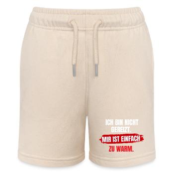 Mir Ist Zu Warm - Stanley/Stella Teenager Bio-Joggingshorts MINI BOLTER - Natur - Vorne