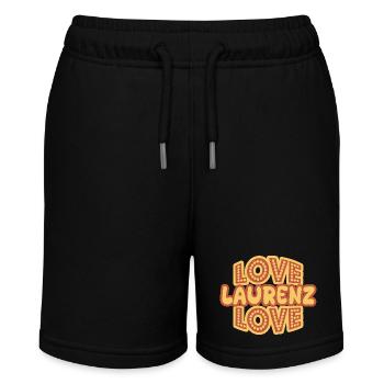 Gift for Laurenz - Stanley/Stella MINI BOLTER Organic Teen Jogging Shorts - black - Front