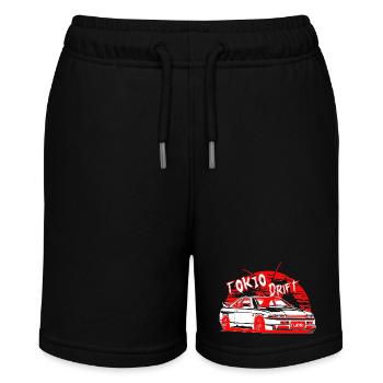 Tokyo Drift Car - Stanley/Stella MINI BOLTER Organic Teen Jogging Shorts - black - Front
