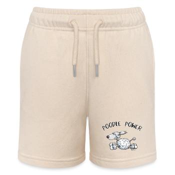 Poodle Power - Stanley/Stella Teenager Bio-Joggingshorts MINI BOLTER - Natur - Vorne
