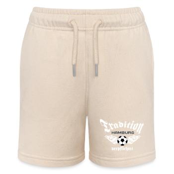 Hamburg , Tradition , Tradition verpflichtet (25) - Stanley/Stella Teenager Bio-Joggingshorts MINI BOLTER - Natur - Vorne