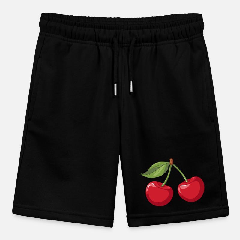 Lebendige Kirsche Illustration Stanley/Stella Teenager Bio-Joggingshorts MINI BOLTER