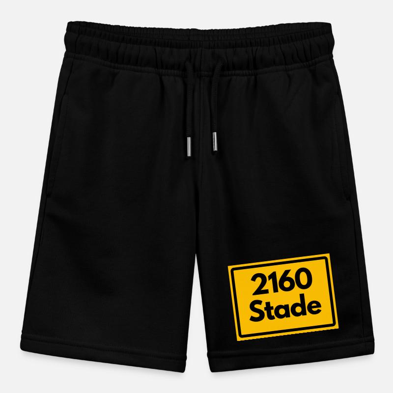 ALTE POSTLEITZAHL PLZ RETRO  2160 STADE HANSEHAFEN Stanley/Stella Teenager Bio-Joggingshorts MINI BOLTER
