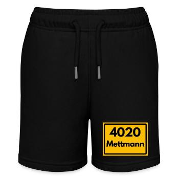 ALTE POSTLEITZAHL PLZ RETRO 4020 METTMANN - Stanley/Stella Teenager Bio-Joggingshorts MINI BOLTER - Schwarz - Vorne