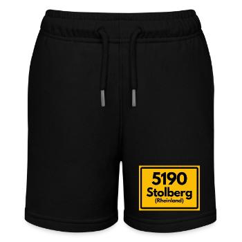 OLD POSTCODE ZIP CODE 5190 STOLBERG (RHINELAND) - Stanley/Stella MINI BOLTER Organic Teen Jogging Shorts - black - Front