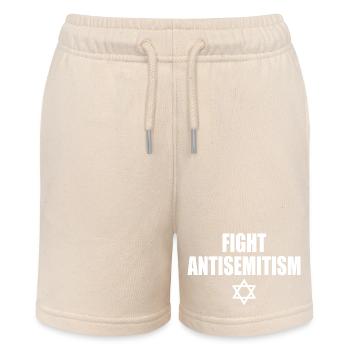 fight antisemitism - Stanley/Stella MINI BOLTER Organic Teen Jogging Shorts - soft Ecru - Front